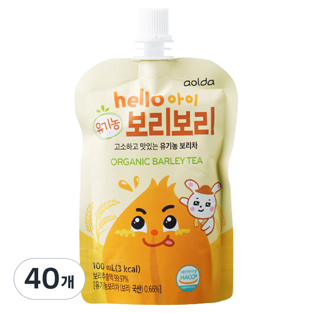 아올다 hello 아이 유기농 보리보리 보리차 40,290원