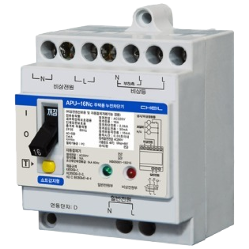 제일전기 비상전원 누전차단기 산업용 APU-15NC 쇼트감지형 15mA(고감도) 60,000원