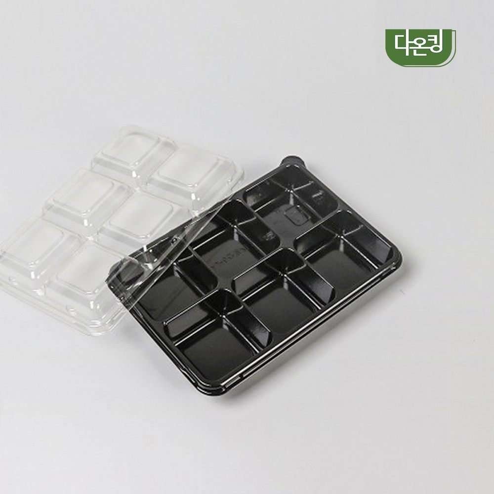 반찬용기 일회용 PET포장 직사각 AJ-6칸 소스칸 102,960원