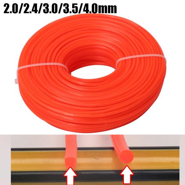 예초기줄날 원형 사각형 나일론 트리머 라인 브러시, 잔디 절단 잡초 로프, 스트리머 도구 액세서리, 예초기 와이어, 2mm, 2.4mm, 3mm, 3.5mm, 4mm 23,990원