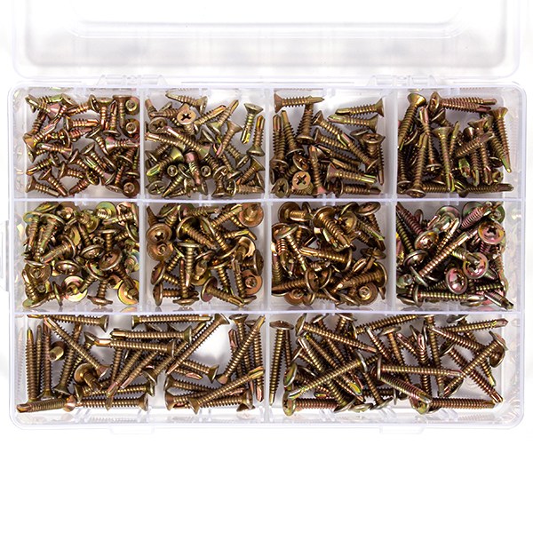 지오비즈 황색 직결피스 와셔머리 5종 x 30p + 접시머리 5종 x 30p 세트 8,800원