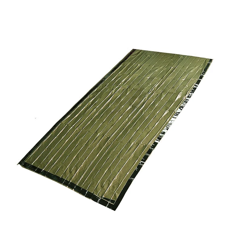 1PCS 휴대용 비상용 열 담요 다목적 반사형 침낭 야외 생존 및 응급 처치용 11,700원