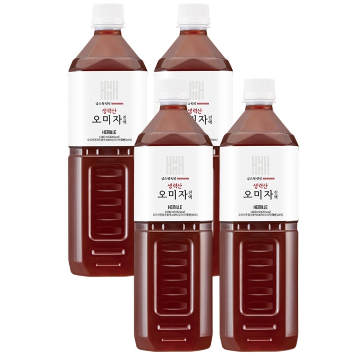 김소형원장 오미자청 문경 생력산 오미자원액, 1개입, 4개, 1L 53,000원