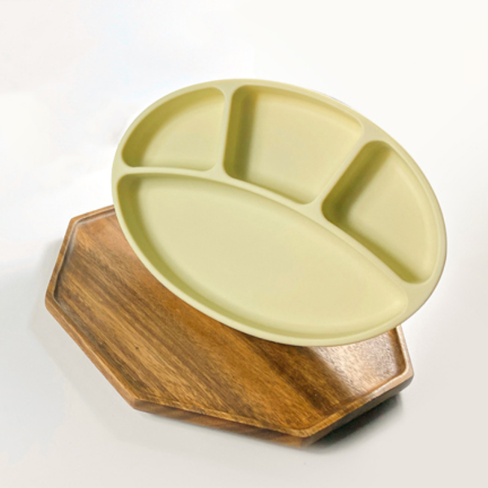 블루마마 실리콘 유아 흡착식판, 그린빈, 단품, 1개 25,110원