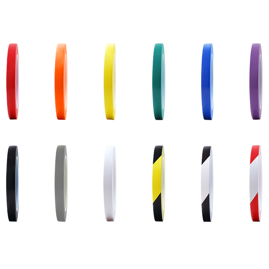 바닥 라인테이프 10mm X 30M PVC 안전 구획 경계 표시 12컬러 720원