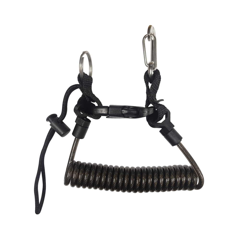 라이칸 스쿠버 다이빙 랜야드 100cm, 검정 33,900원