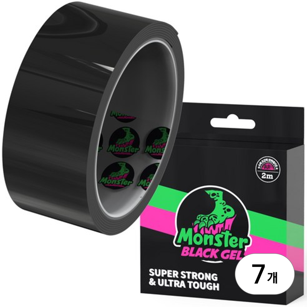몬스터겔 초강력 차량용 다용도 실리콘 블랙 양면테이프 2m 138,050원