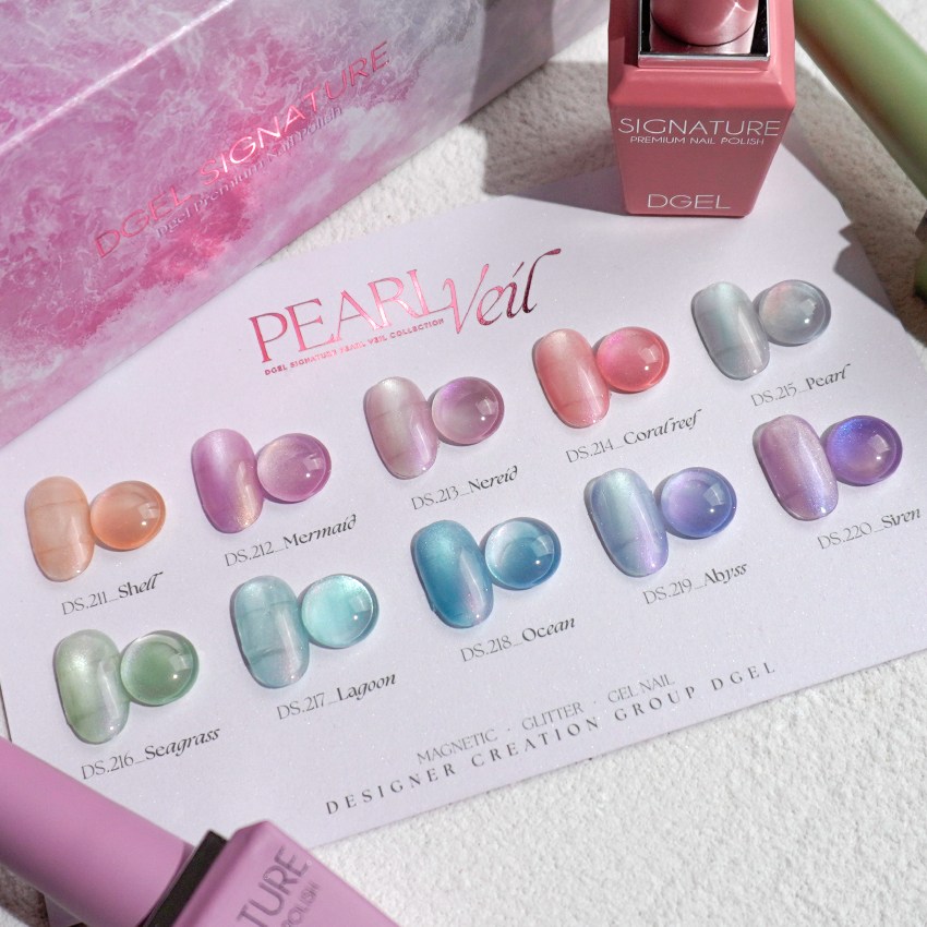 디젤 시그니처 펄베일 10종 세트 / 홀로그램펄 여리여리 자석 마그넷 젤네일 113,050원