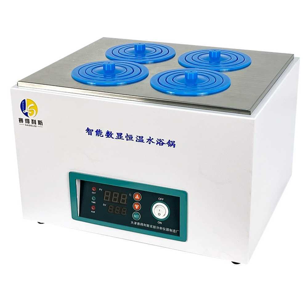 항온수조 가열 냄비 실험용 연구실 상품 미생물 탁상용 복열 4개 구멍 + 타이머 172,800원
