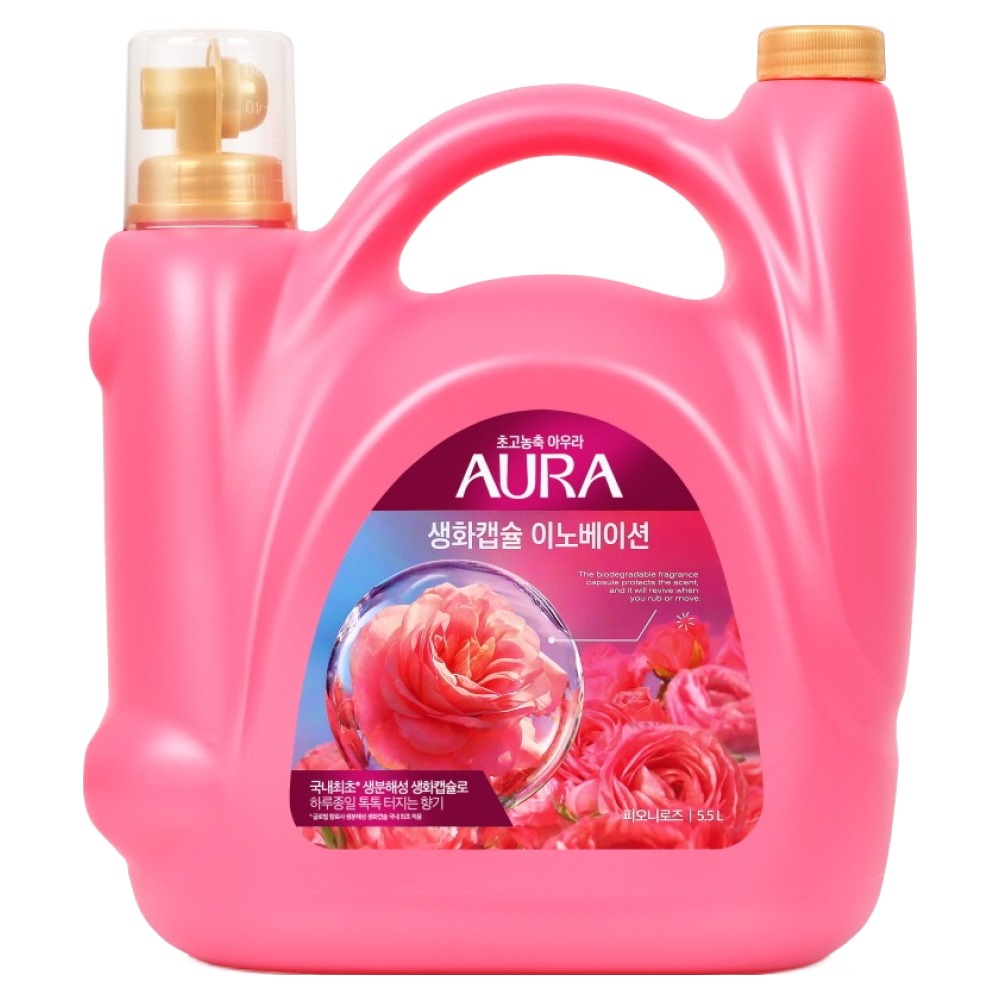 아우라 생화캡슐 섬유유연제 피오니로즈향 본품 18,770원