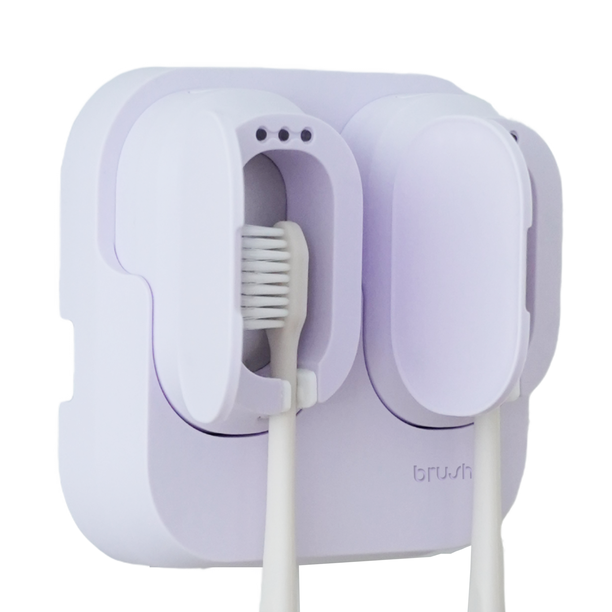 브러쉬업 케어즈 미세플라스틱 제로 친환경 칫솔살균기, 2인용 라일락 퍼플, 단일상품 79,900원
