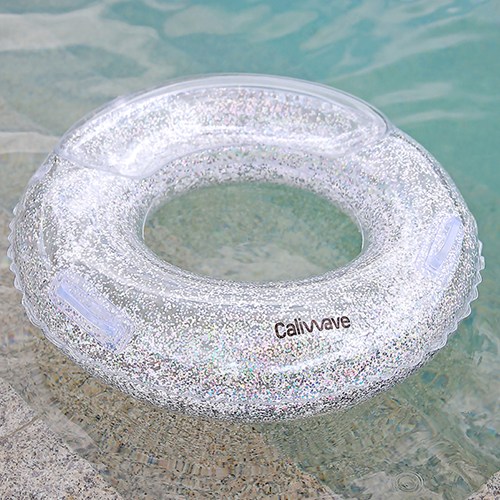 캘리웨이브 투명 반짝이 튜브 80cm GSR80 어린이 아동 키즈 청소년 글리터 스팽글 원형 감성 여성 여자 물놀이 튜브 19,800원