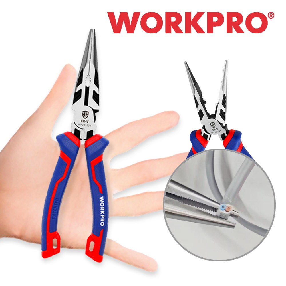 워크프로 롱노우즈플라이어 뺀치 펜치 플라이어 WP231020 9,900원