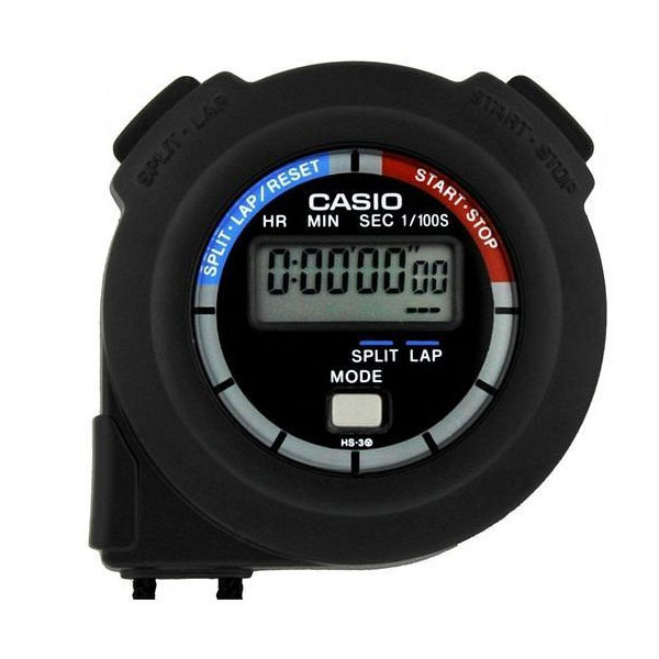 (정품) 카시오 스탑워치 . HS-3V-1B. 초시계 34,100원