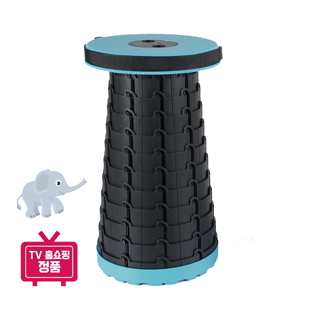 [정품]코끼리 1초 휴대용 만능의자 접이식  캠핑 낚시 어르신 생황이동 간이 다용도 의자 24,490원