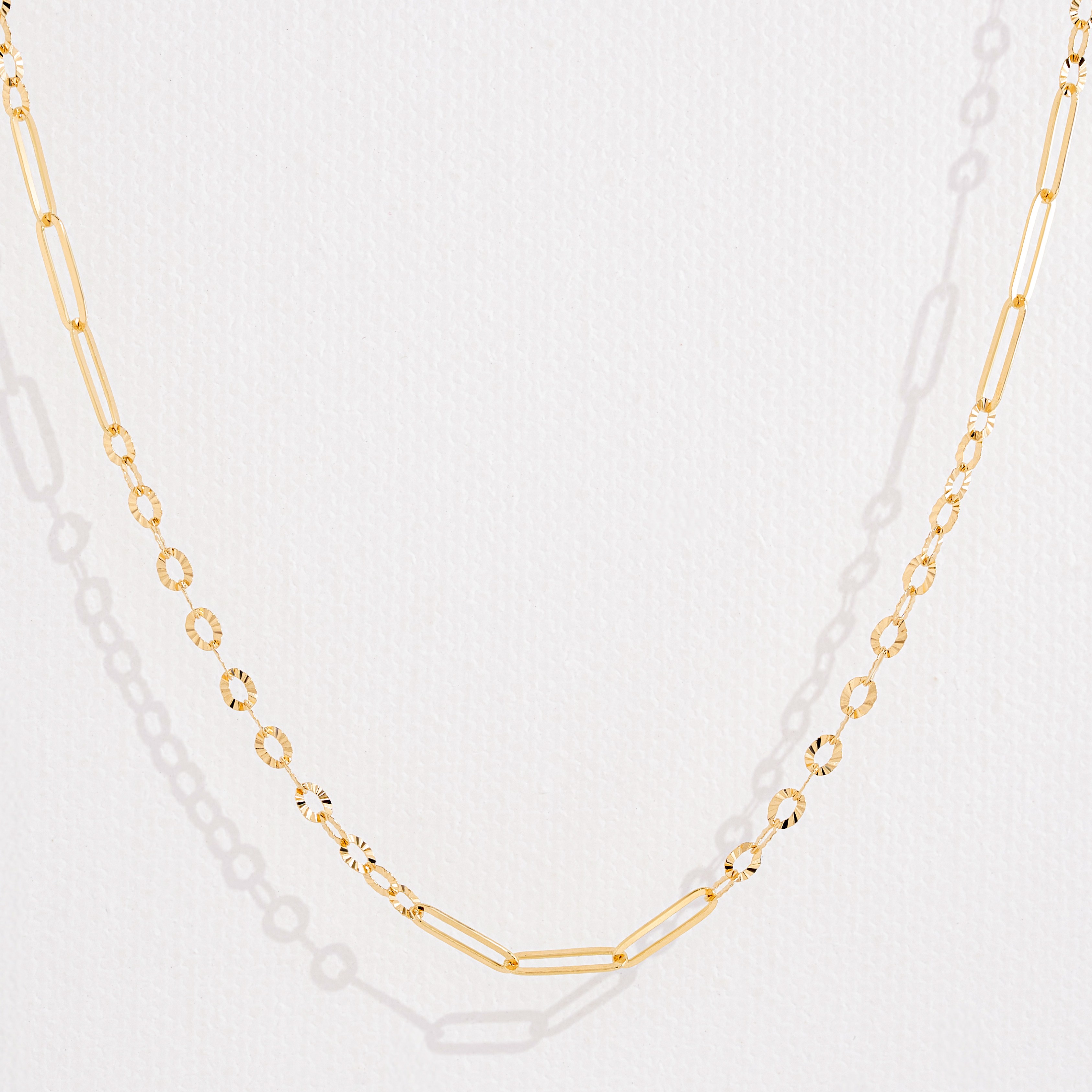 펠리체골드 14K 샤이닝 레일 목걸이 (+쇼핑백증정) 금 체인 데일리 클립 레이어드 기념일 여자친구 선물 673,410원