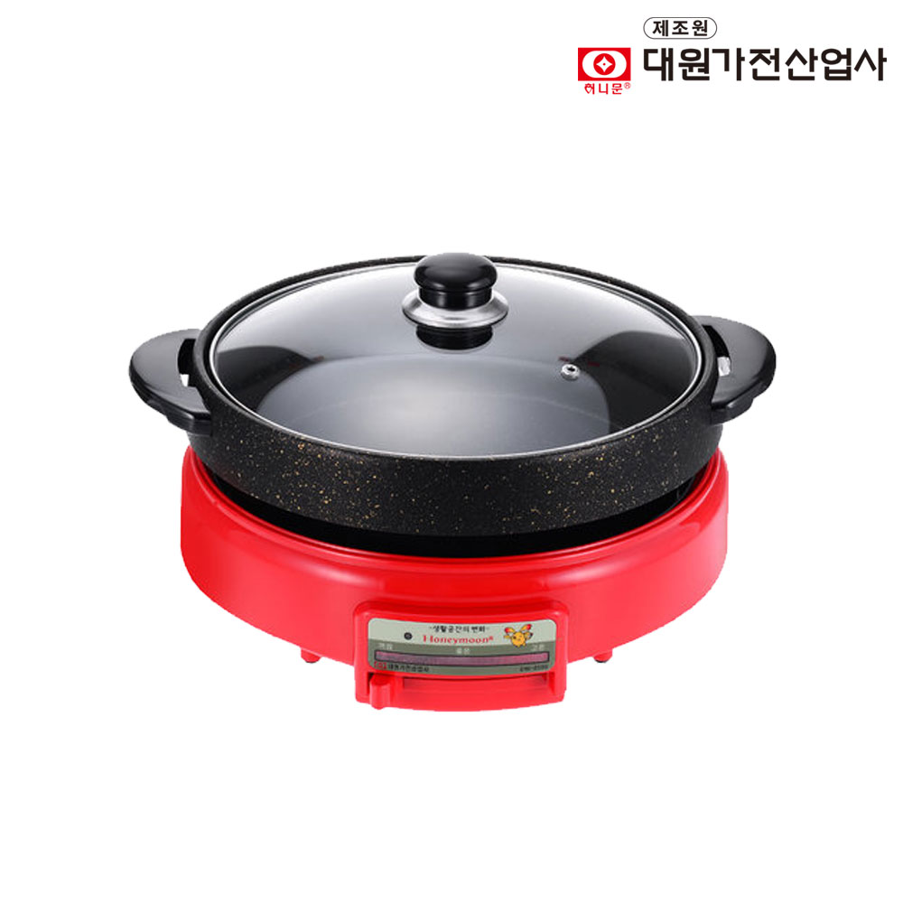 대원가전산업사 전기팬(콤비파티쿠커) DW-8500 전기후라이팬 전기그릴 전기냄비, DW-8500 60,510원