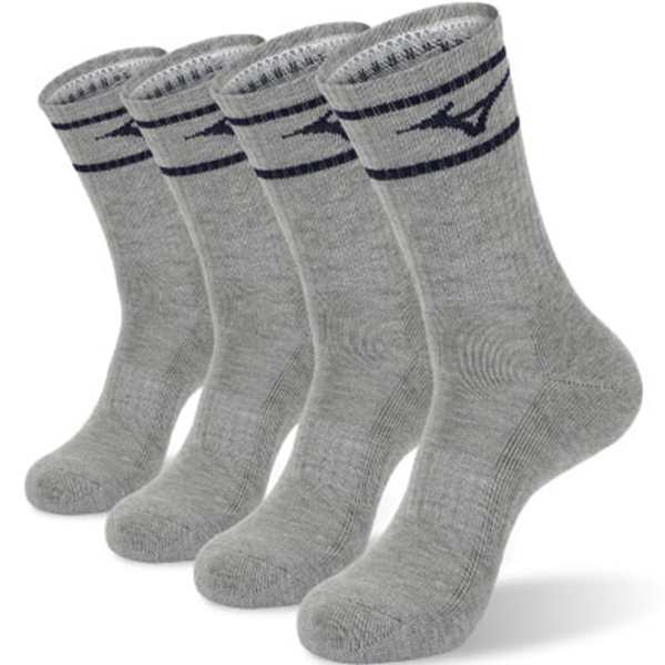 미즈노 라이너 더블 쿠션 크루 양말 4족 13,900원