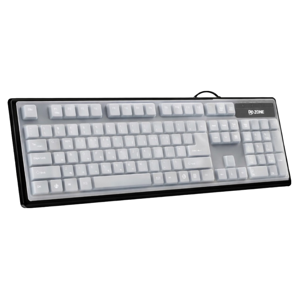 디디존 USB 유선 키보드 + 실리콘 키스킨 세트, 블랙(키보드), 키보드(DK-2050), 제조사축 10,490원