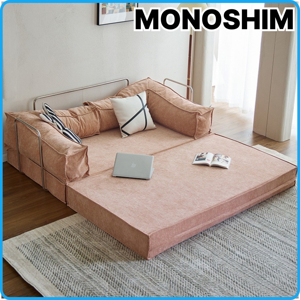 모노쉼 편안한접이식 소파베드 쇼파 소파 3인용쇼파 4인용쇼파 접이식침대 1인용쇼파 레트로, Green(우븐) 287,900원