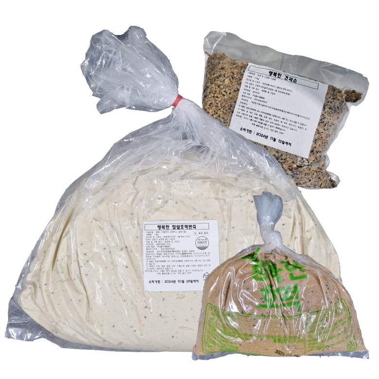 행복한 찹쌀호떡반죽(10kg)+호떡소(1.2kg)+견과소(2.5kg) 세트, 1개 66,000원