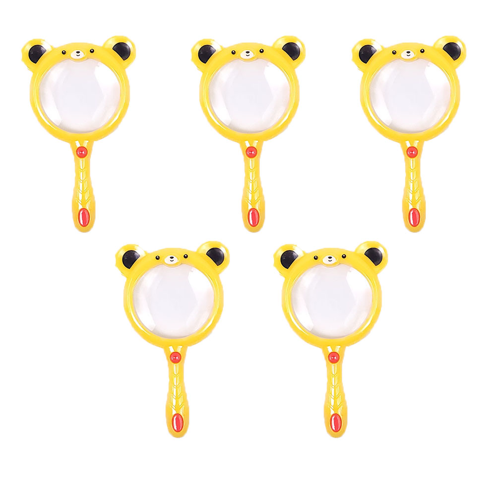 자연학습 곤충탐구 돋보기 확대경 옐로우 5개, 5개 7,160원