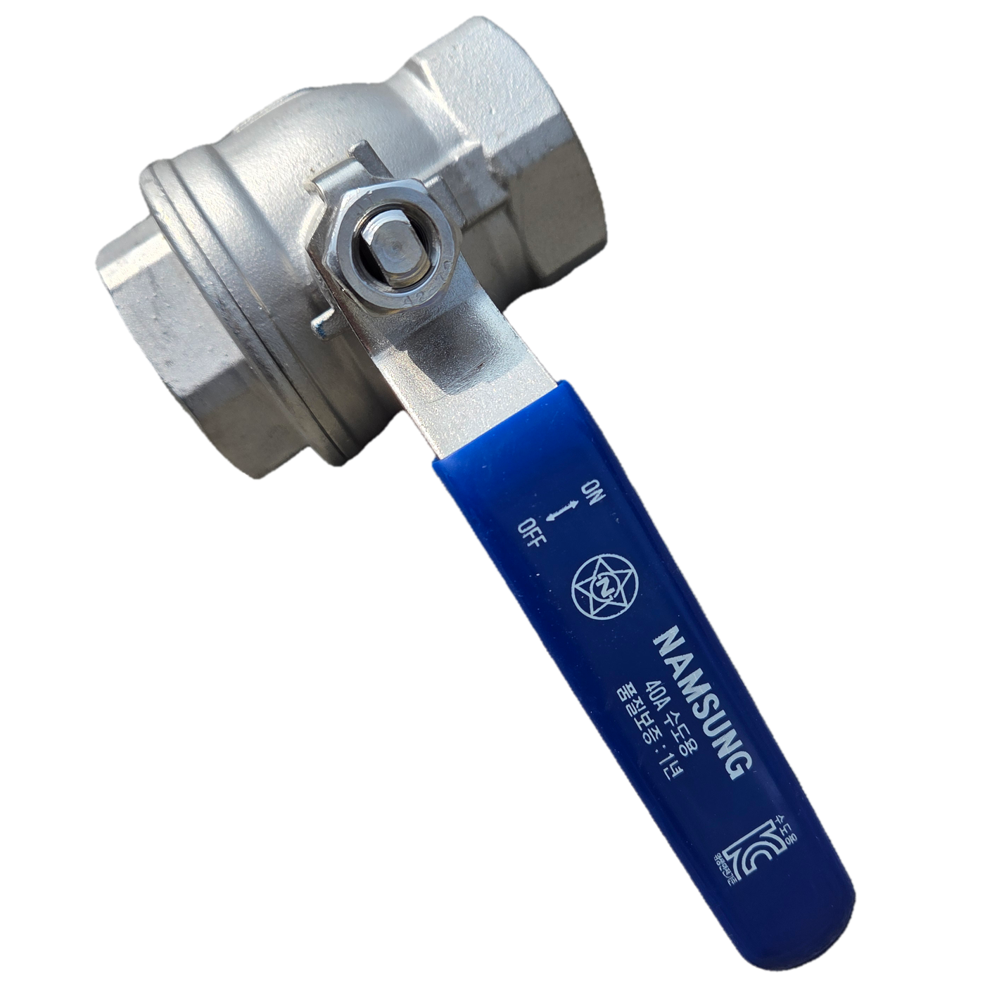 스텐볼밸브 수도배관용 배관용품 1pc 8A 10A 15A 20A 25A 32A 수도나사밸브, 1개 6,000원