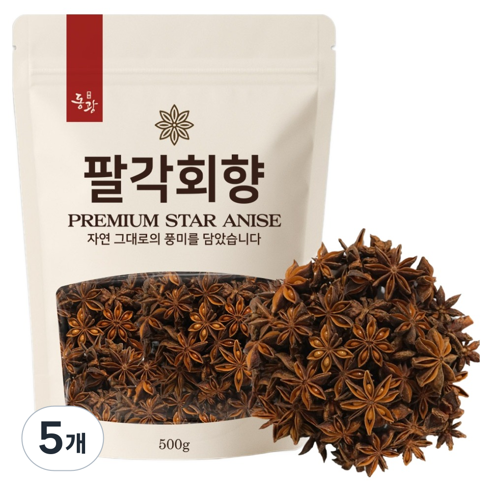 동광한방몰 팔각향 스타아니스, 500g, 5개 44,500원