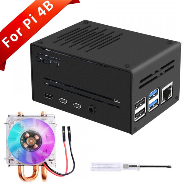 오이파이) 라즈베리파이4B 메탈케이스+CPU쿨러 K-0522 K-0522 60,000원