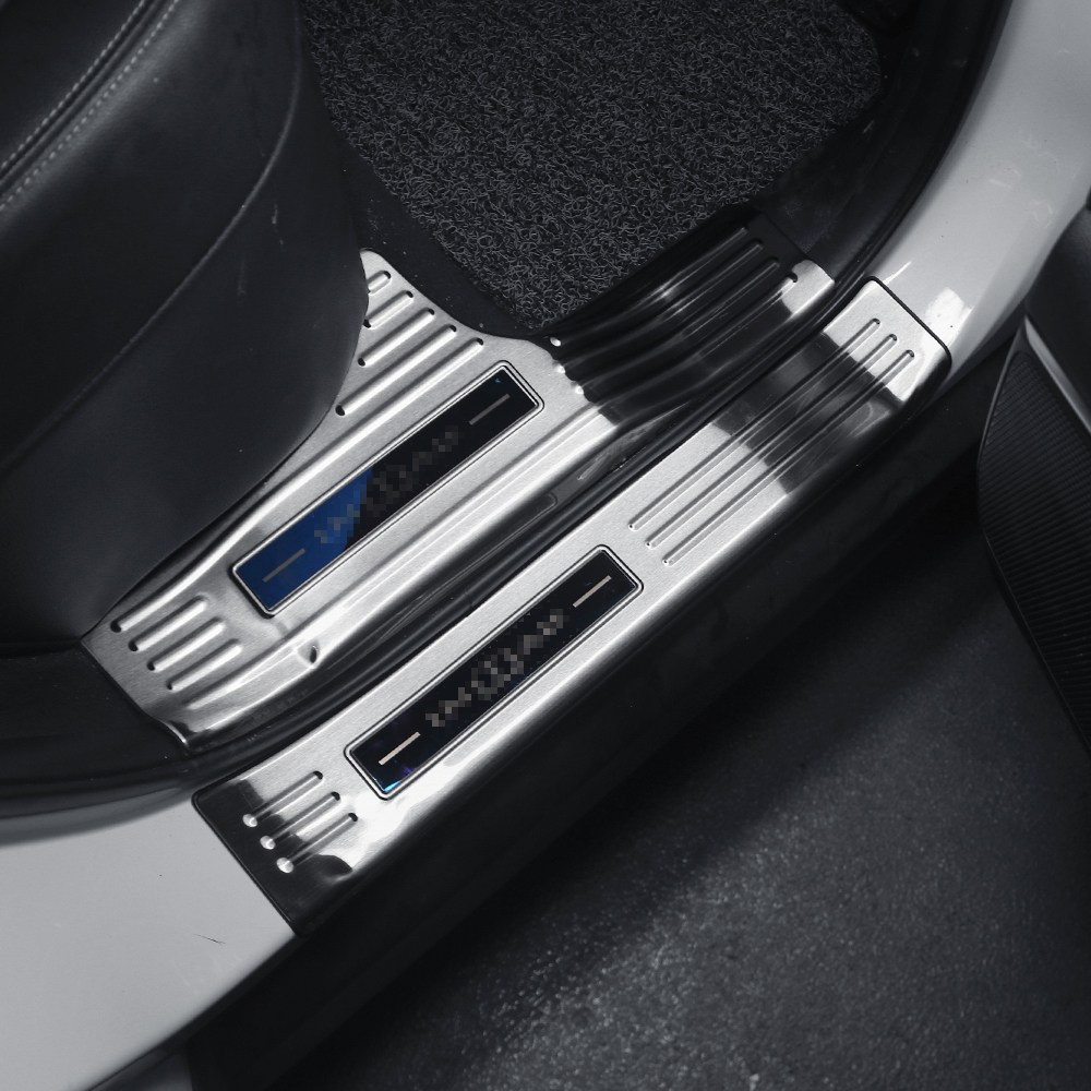 더블랙 호환 QM6 튜닝 용품 도어스커프 플레이트 발판 스테인레스 몰딩 35,000원