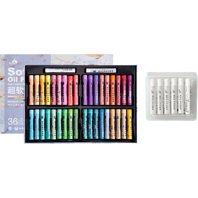 특수 오일파스텔 03 모란디 36색 + 화이트 6p 세트, 1세트 34,100원