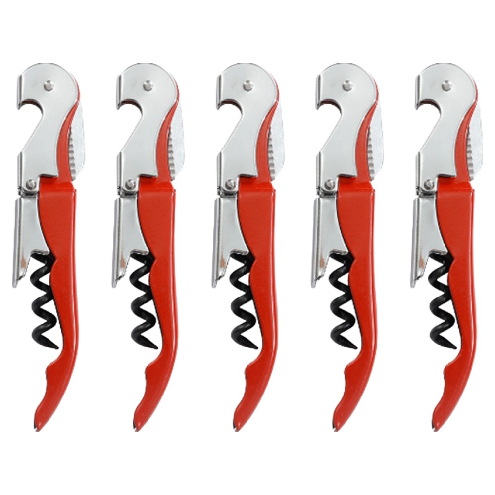 깨비다 다용도 2단 와인 오프너, 레드, 5개 6,500원