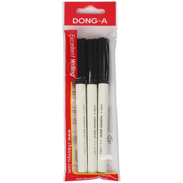 [글리즈] 네임펜 유성 블랙 (폴리백) 3,000원