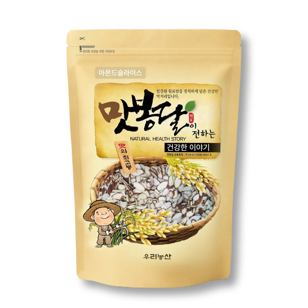 맛봉달 24년산 아몬드슬라이스 미국산 아몬드, 1개, 11.34kg 박스포장 208,460원
