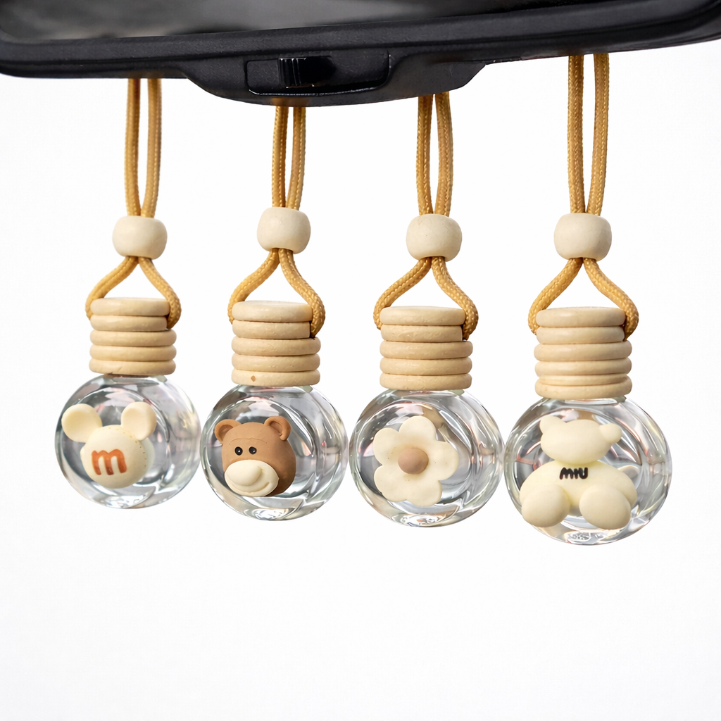 사이드비 차량용 룸미러 걸이형 미니 방향제 공병 디퓨저 세트 15ml, No 14, 1개 11,900원