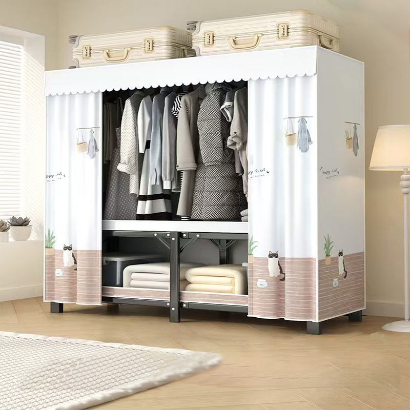 간이 대용량 접이식 옷장 수납롱 작은방 안방 자취방 기숙사 가정용, A03형 146,000원