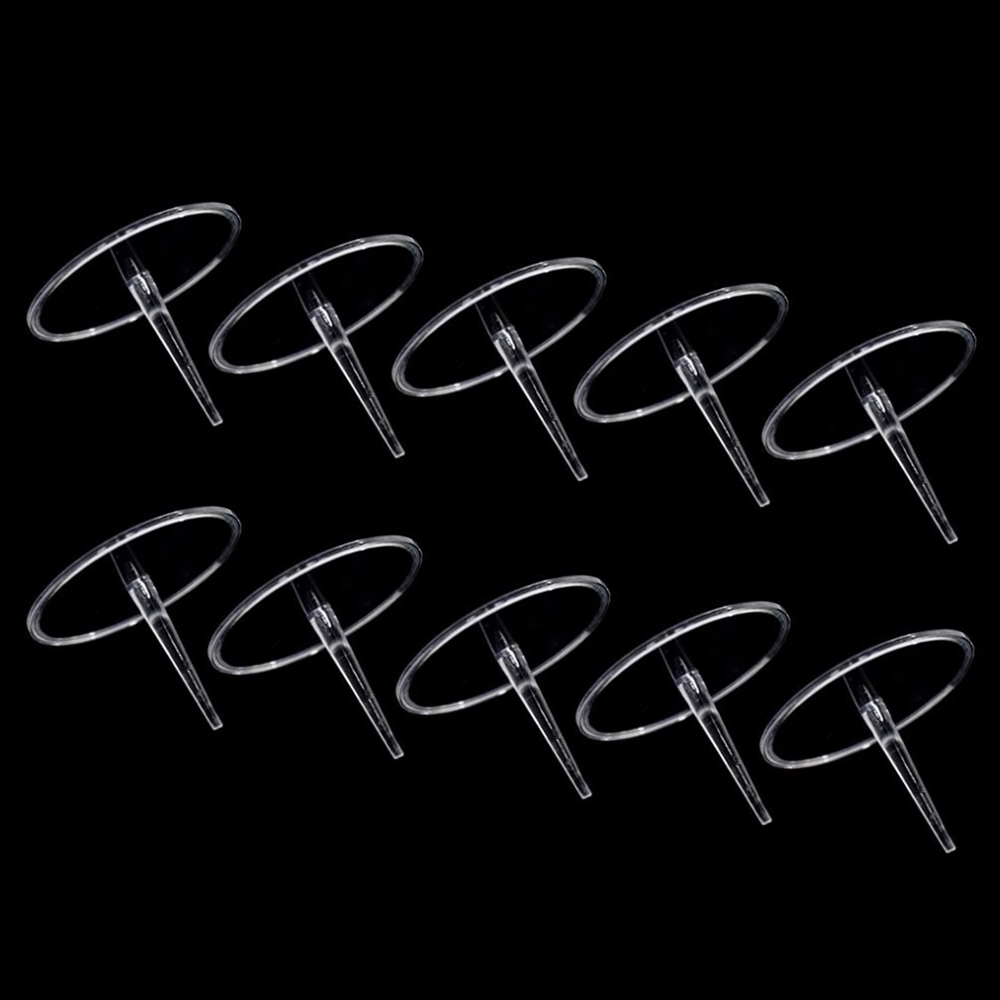 파티아일랜드 케이크 장식 받침 10P 투명 고정핀 케익 토퍼 꾸미기 피규어 S M L 받침대 4,700원