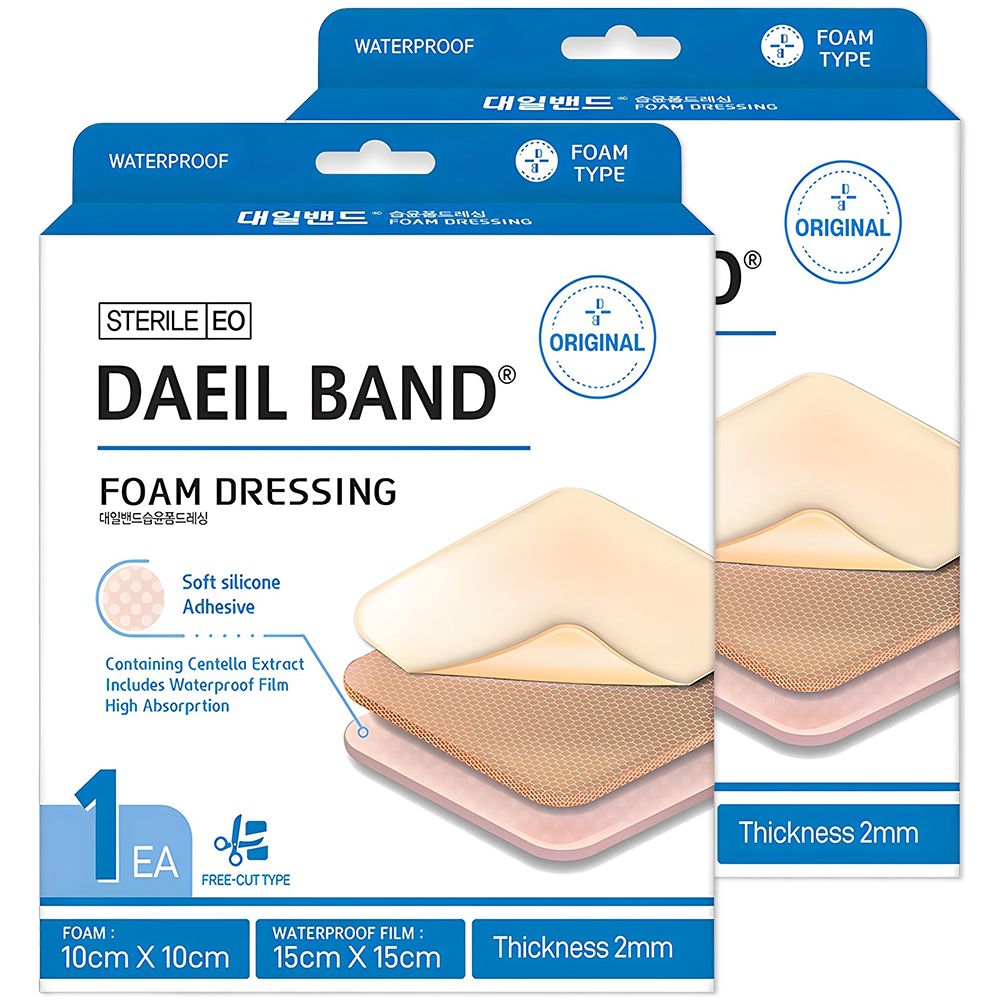 대일밴드 습윤 폼드레싱 밴드, 1개입, 2개 12,200원