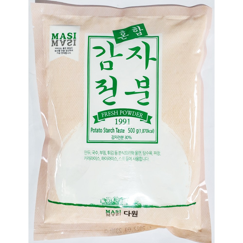 혼합 감자전분(다원 500g)X4 한식 양식 중식 튀김가루 14,600원