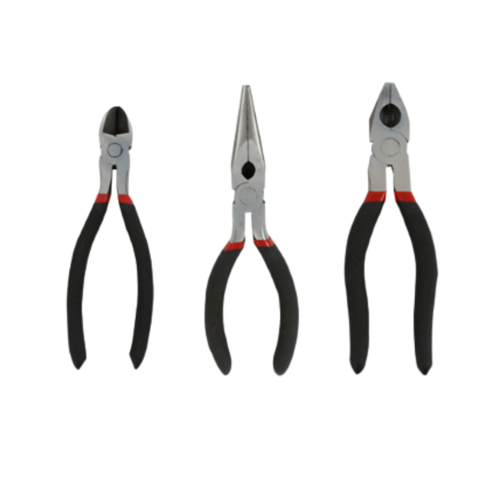 6인치 롱로우즈 플라이어 롱노즈 롱로즈 니퍼 펜치 평집게 15cm 3종세트, 1세트 11,650원