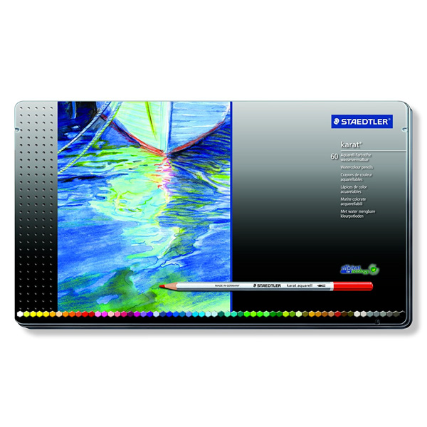 스테들러/카라트 아쿠아렐 수채색연필125/60색 84,500원