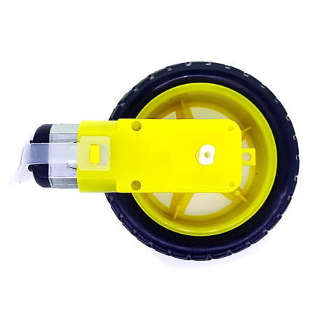 아두이노 RC카 바퀴 기어박스 세트 65mm바퀴휠 + DC모터 HC02-48, 1개 1,080원