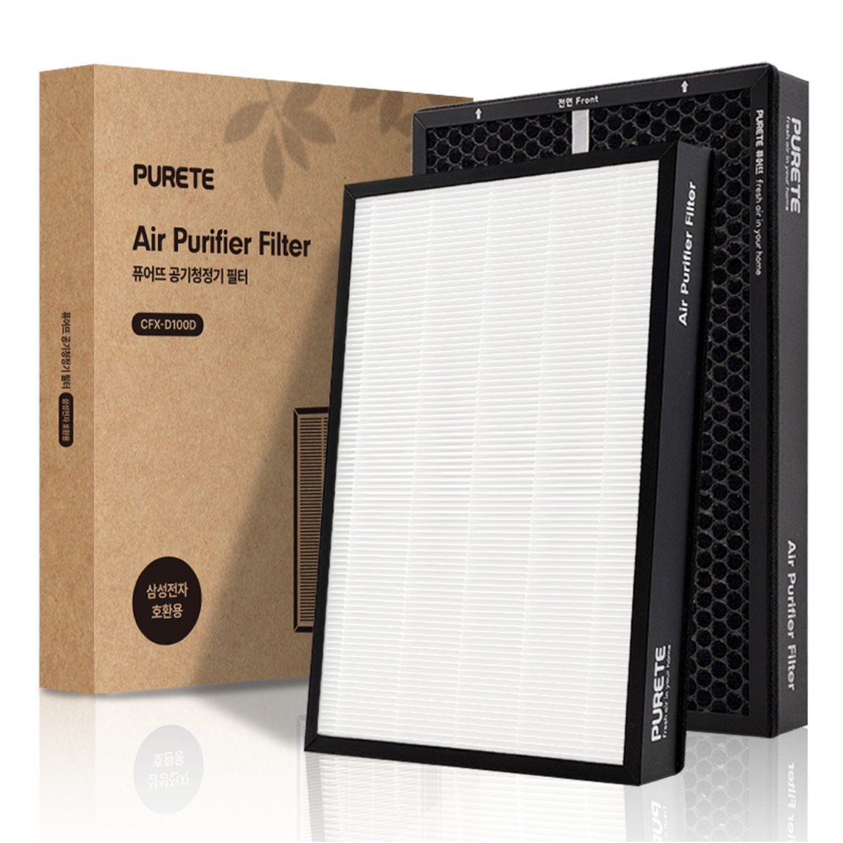 퓨어뜨 삼성 공기청정기 필터 모음전 CFX-B100 CFX-C100 CFX-D100 CFX-G100 CFX-K100 호환용, 1세트, CFX-D100D_슈퍼형(1개) 22,870원