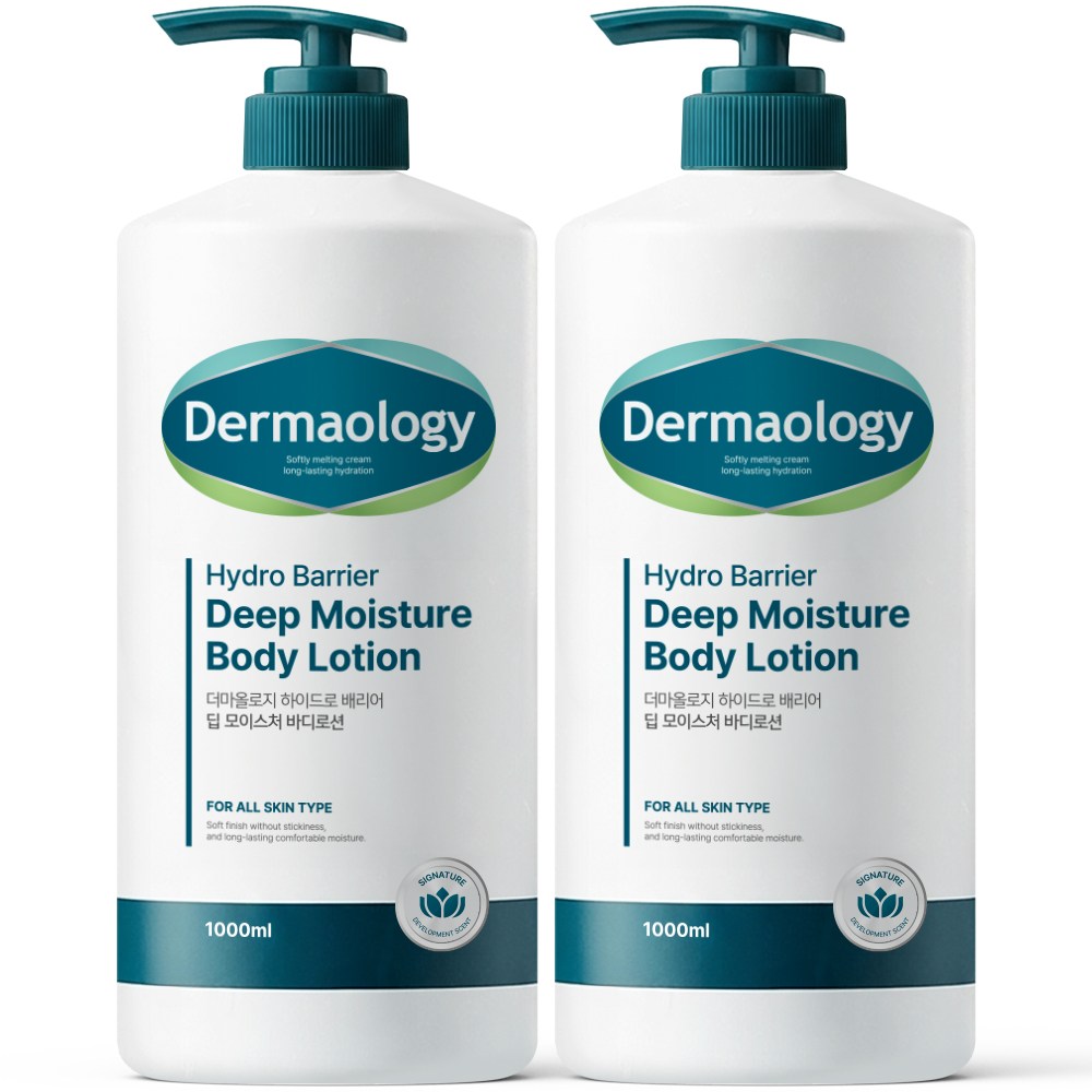[피부 보습 670% 개선] 1+1 더마올로지 딥 모이스처 대용량 바디로션 1L 향좋은 향기좋은 고보습 퍼퓸 남자 남성 여자 여성 보습 바디크림 17,900원