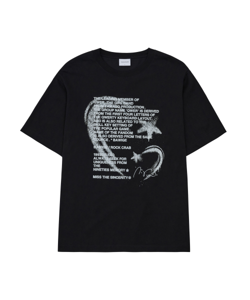 1993스튜디오 1993STUDIO 빈티지 스프레이 티셔츠 블랙 51,500원