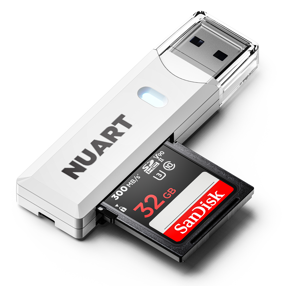 누아트 USB 3.0 블랙박스 SD카드 Micro SD TF 카드리더기 4,000원