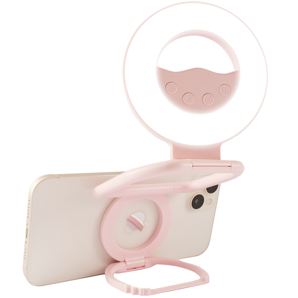 Nolirva 2in1 휴대폰조명 맥세이프 마그네틱 링라이트 LED 셀카 촬영 조명등 360도 회전 스탠드 갤럭시Z폴드 호환 19,800원