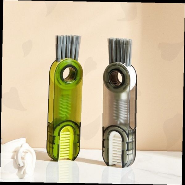 텀블러 세척솔 젖병 물병 청소 브러시 휴대용 접이식 실리콘 손잡이 주방용품 2,330원