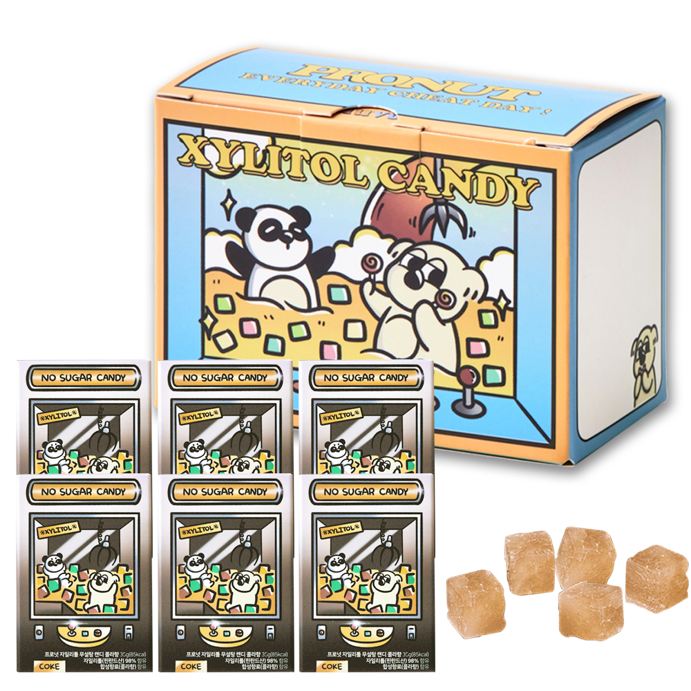 프로넛 무설탕 자일리톨 캔디 콜라 6개 묶음 16,800원
