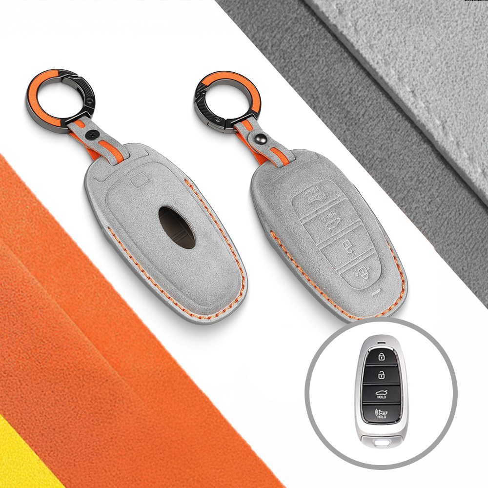 벤오토 현대 알칸타라 차 키케이스 스마트키 자동차 가죽 키커버 키홀더 33,900원